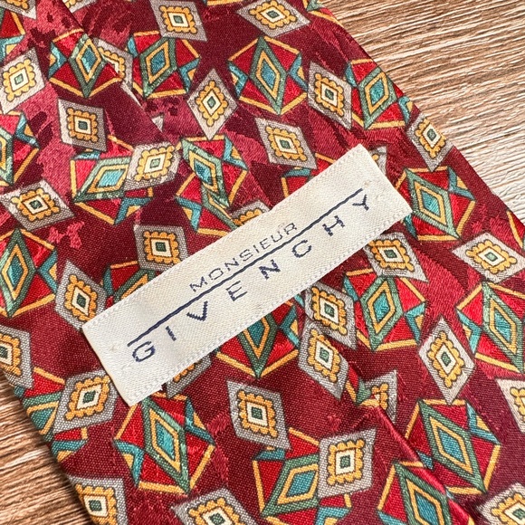 Givenchy Monsieur Silk Geometric Multiple Tie - Picture 5 of 6